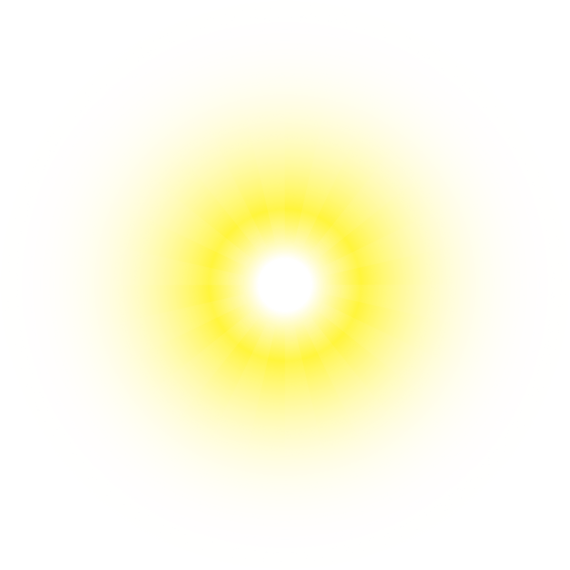 Yellow flare with bright light